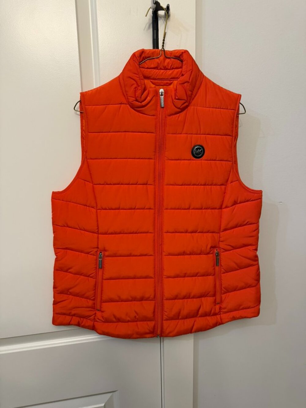 Michael Kors ✦ Bright Orange Puffer Vest ✦ Size Large